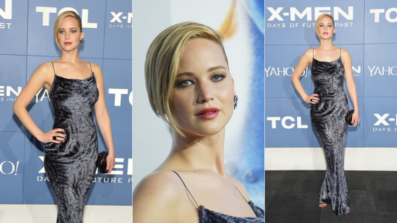 Illustration for article titled Silken Dresses and Smart Suits at the X-Men Premiere